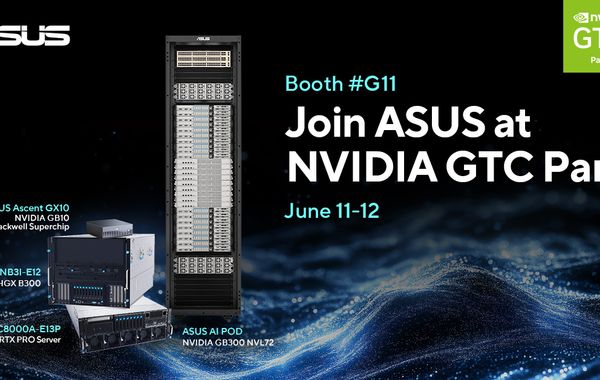 ASUS Announces Key Milestone with Nebius and Showcases NVIDIA GB300 NVL72 System at GTC Paris 2025